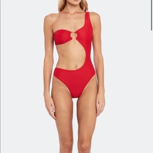 ElleJay BNWT piper one piece red swimwear swimsuit